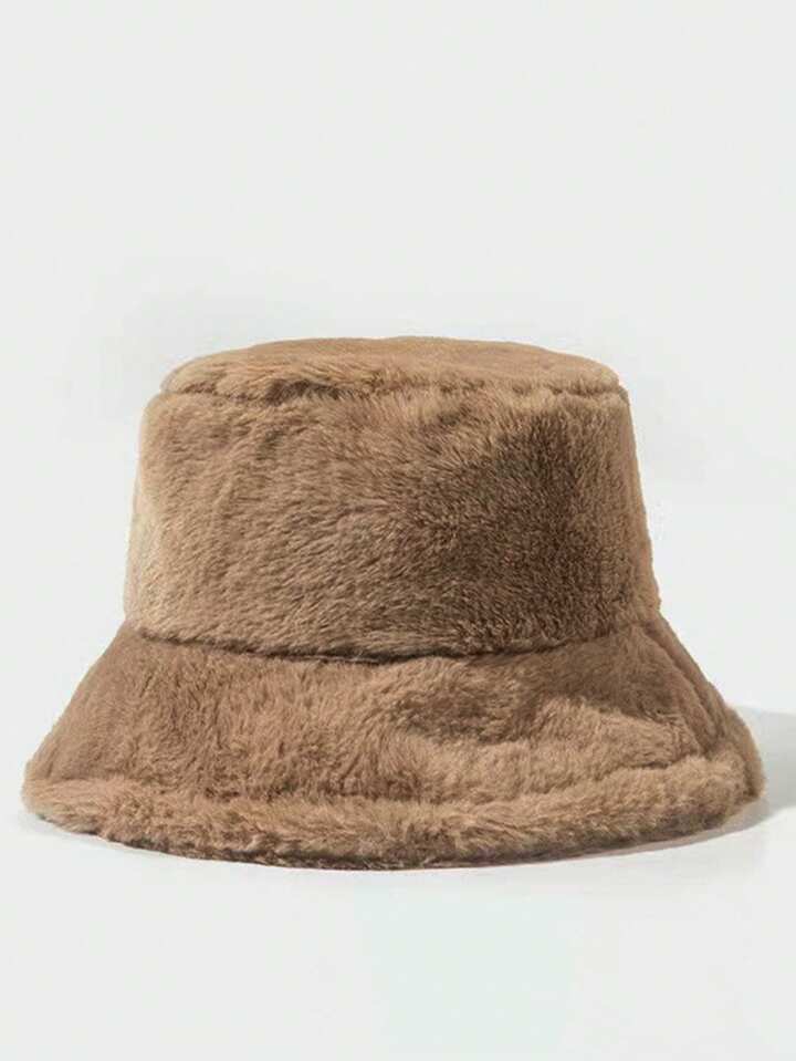 Cozy Faux Fur Bucket Hat