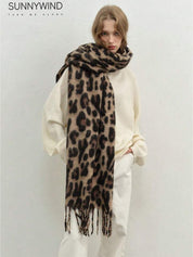Leopard Luxe Winter Scarf