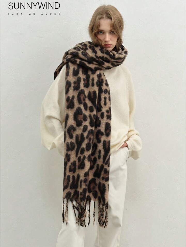 Leopard Luxe Winter Scarf