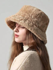 Cozy Faux Fur Bucket Hat