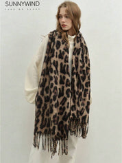 Leopard Luxe Winter Scarf