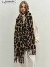 Leopard Luxe Winter Scarf