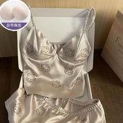 Sweet Hello Kitty Silk Pajama Set