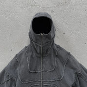 🩶 Layered Grey Hoodie