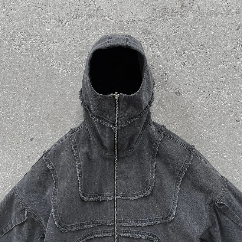 🩶 Layered Grey Hoodie