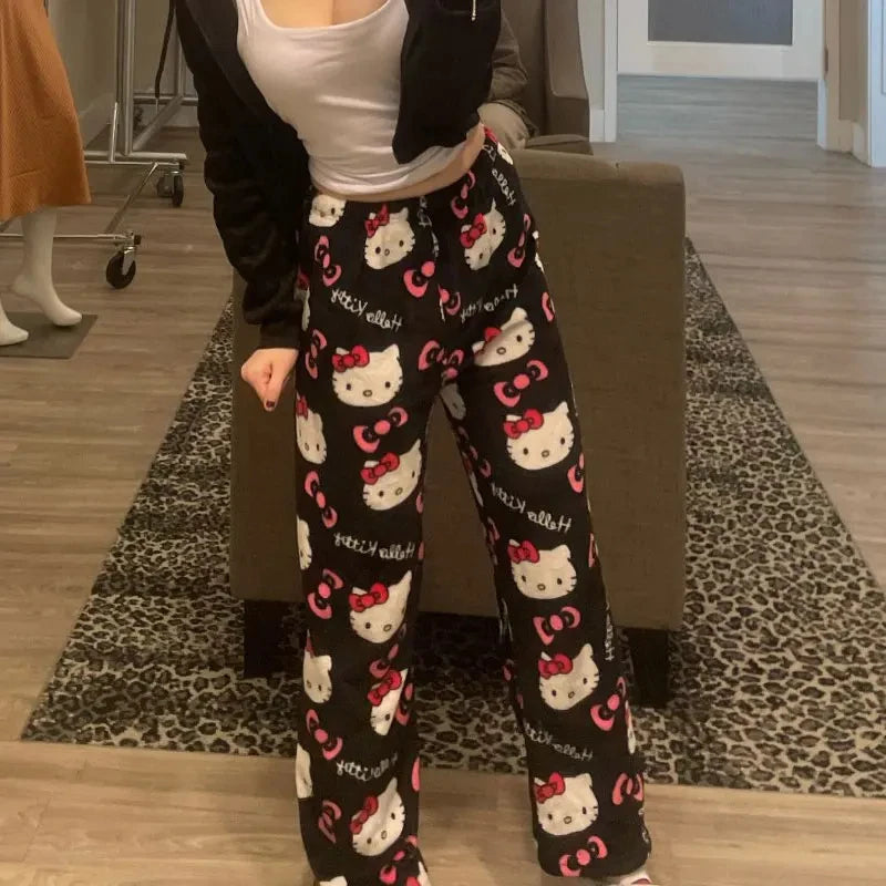 Y2K Hello Kitty Cozy Pajama Pants
