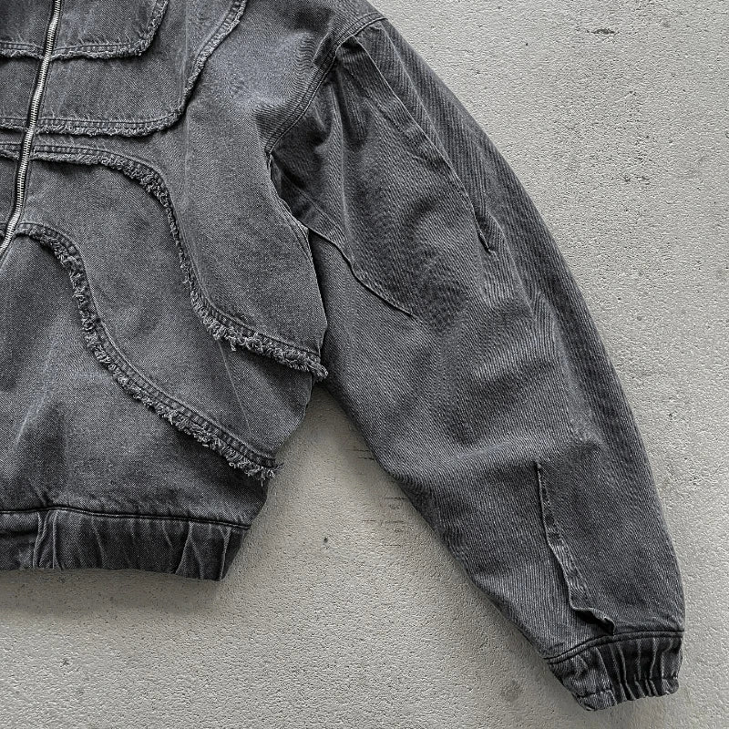 🩶 Layered Grey Hoodie