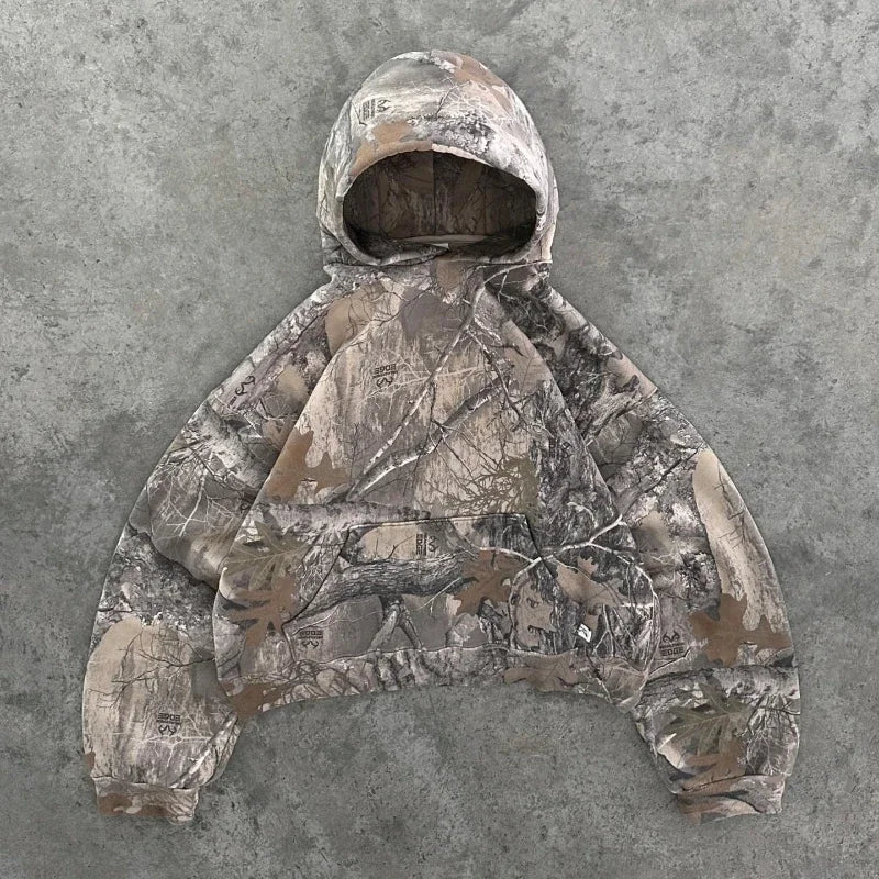 🟫 Y2K Camo Hoodie