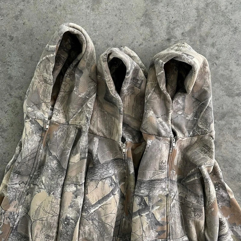 🟫 Y2K Camo Hoodie