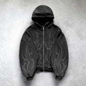 ⚫ Y2K Gothic Graphic Hoodie