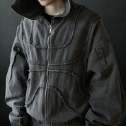 🩶 Layered Grey Hoodie